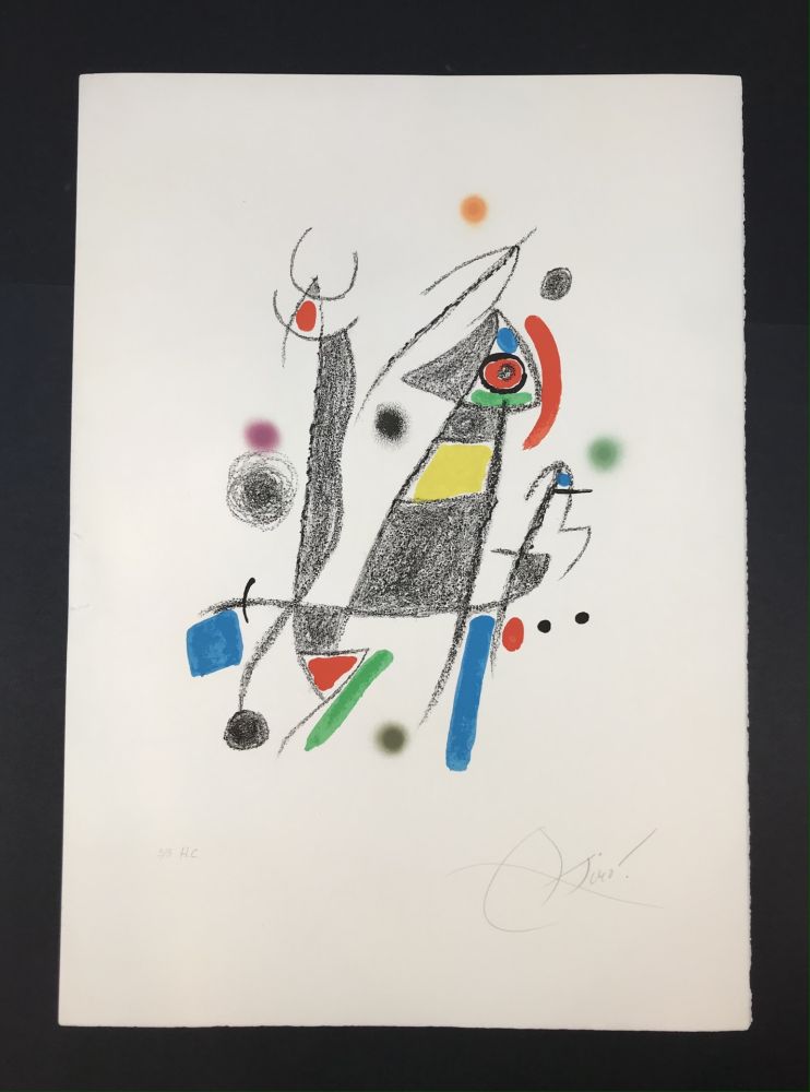 Litografia Miró - Maravillas con variaciones acrosticas