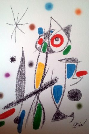 Litografia Miró - MARAVILLAS CON VARIACIONES ACROSTICAS