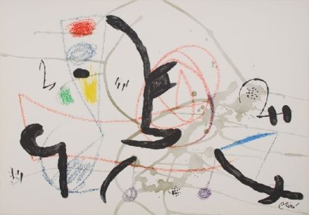 Litografia Miró - Maravillas con variaciones acrosticas 