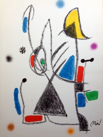 Litografia Miró - MARAVILLAS CON VARIACIONES ACROSTICAS