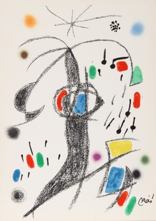 Litografia Miró - Maravillas con Variaciones Acrosticas en el jardin de Miro (Number 21)