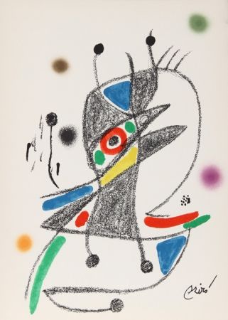 Litografia Miró - Maravillas con Variaciones Acrosticas en el jardin de Miro (Number 3)