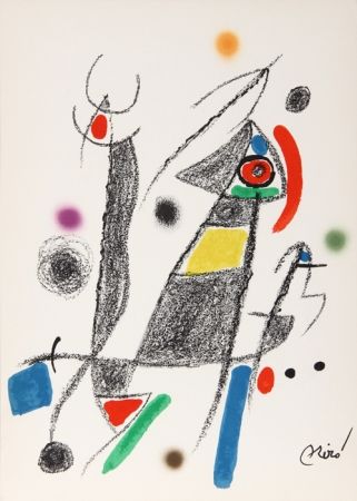 Litografia Miró - Maravillas con Variaciones Acrosticas en el jardin de Miro (Number 8)