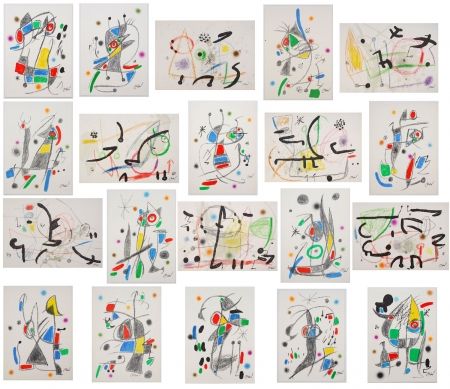 Litografia Miró - Maravillas con variaciones acróstica 20 lithographs