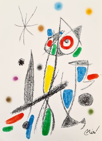 Litografia Miró - Maravillas con Variaciones Acrósticas 12