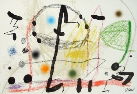 Litografia Miró - Maravillas Con Variaciones Acrósticas En El Jardín De Miró