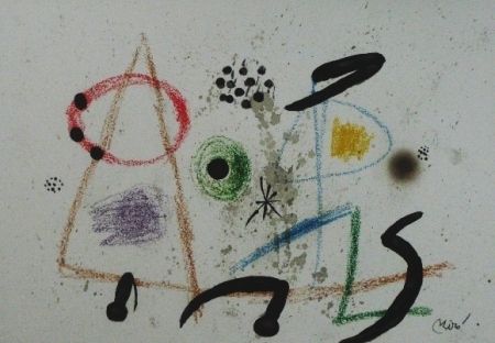 Litografia Miró - Maravillas Con Variaciones Acrósticas En El Jardín De Miró