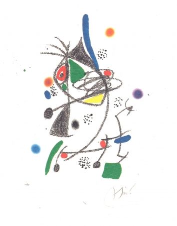 Litografia Miró - Maravillas Con Variaciones Acrósticas En El Jardín De Miró