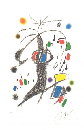 Litografia Miró - Maravillas Con Variaciones Acrósticas En El Jardín De Miró