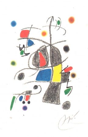 Litografia Miró - Maravillas Con Variaciones Acrósticas En El Jardín De Miró