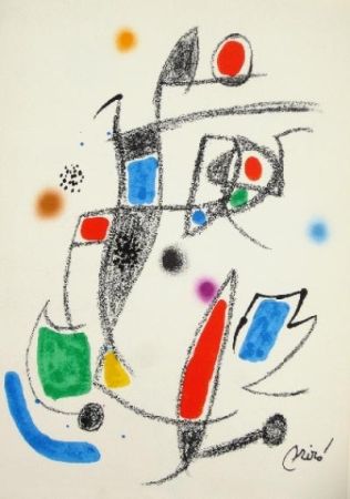 Litografia Miró - Maravillas con variaciones acrósticas en el jardín de Miró - 10