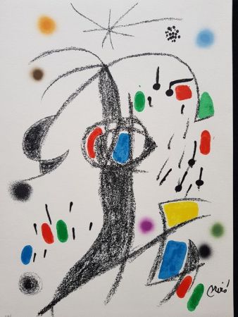 Litografia Miró - Maravillas con variaciones acrósticas en el jardín de Miró - 19