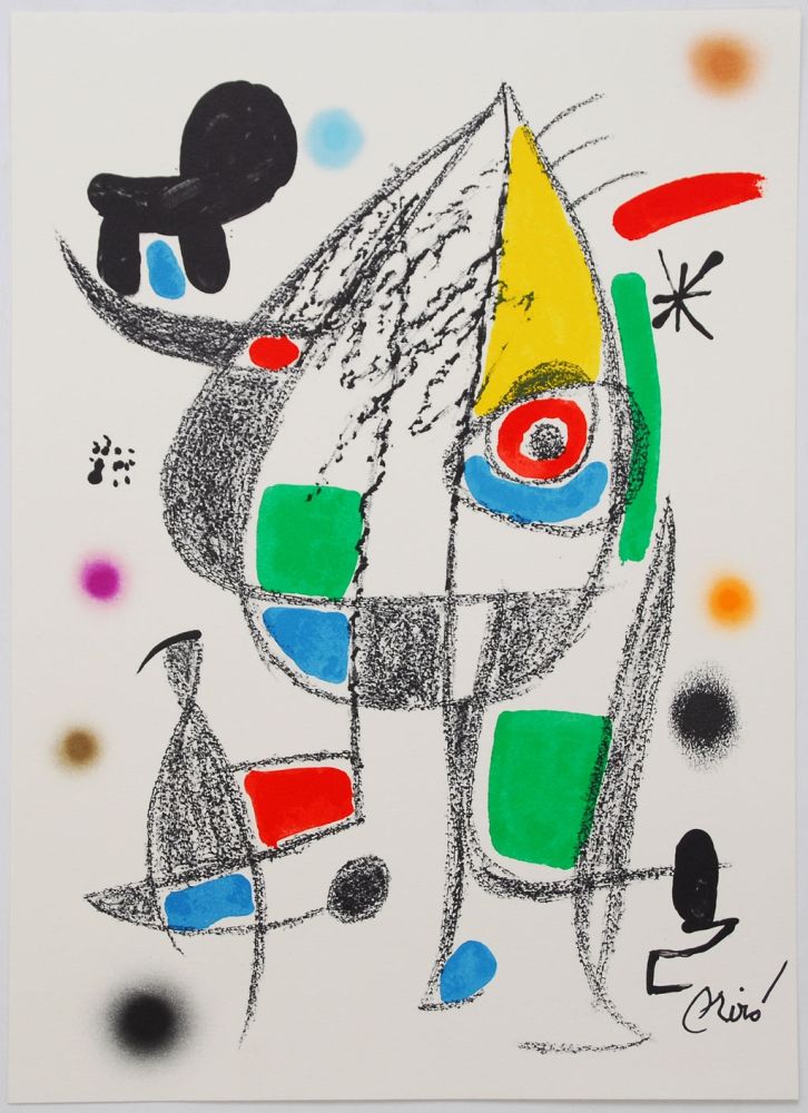 Litografia Miró - Maravillas con variaciones acrósticas en el jardín de Miró - 20