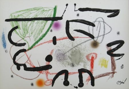 Litografia Miró - Maravillas Con Variaciones Acrósticas En El Jardín De Miró n11