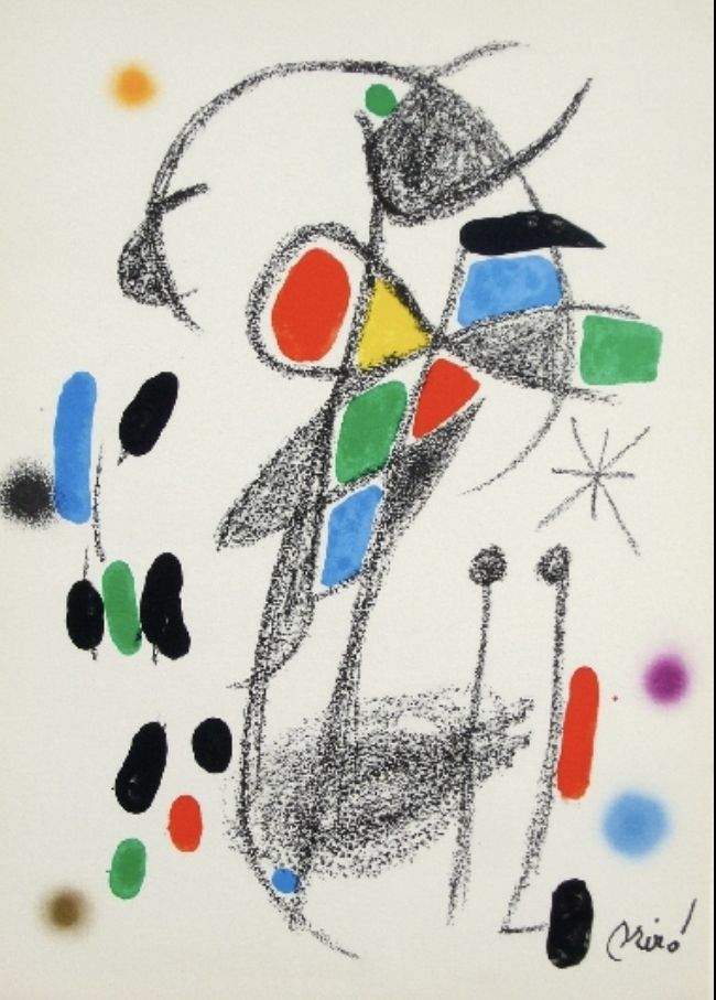 Litografia Miró - Maravillas con variacones acrosticas 19