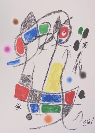 Litografia Miró - Maravillascon variaciones arcrosticas n°1