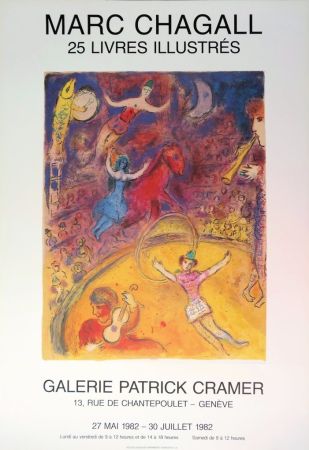 Libro Illustrato Chagall - Marc Chagall: 25 livres illustrés - Le cirque