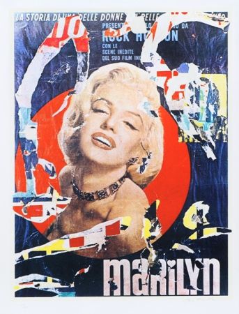 Serigrafia Rotella - Marilyn