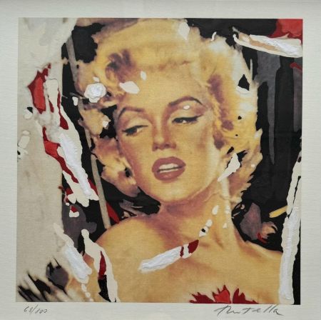Serigrafia Rotella - Marilyn, I Volti II 