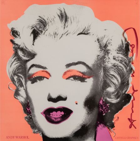 Litografia Warhol - Marilyn Invitation (Castelli Graphics)