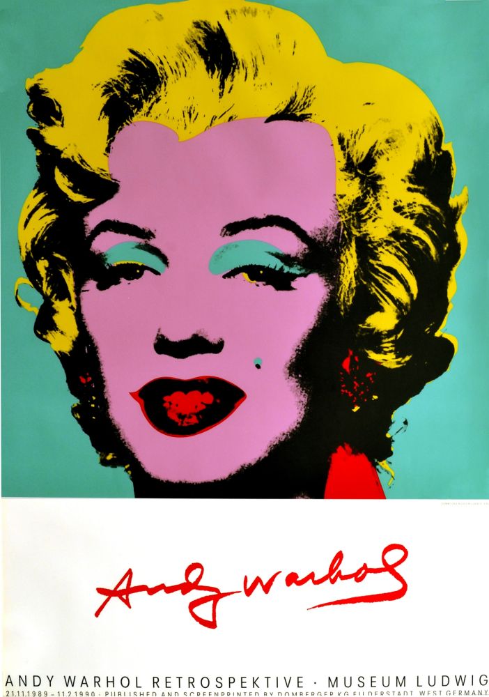 Manifesti Warhol - Marilyn Monroe