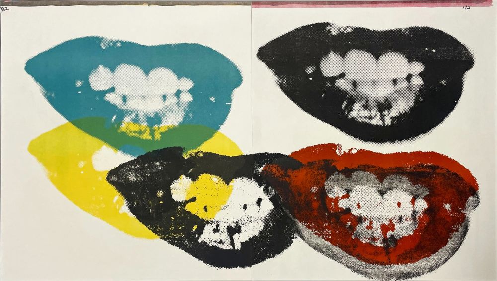 Serigrafia Warhol - Marilyn Monroe I Love Your Kiss Forever Forever (FS II.5)