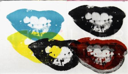 Serigrafia Warhol - Marilyn Monroe I Love Your Kiss Forever Forever (FS II.5)