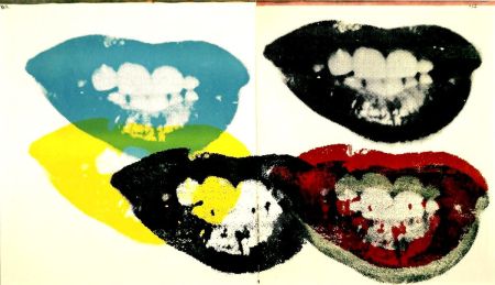 Serigrafia Warhol - Marilyn Monroe I Love Your Kiss Forever Forever (FS II.5)