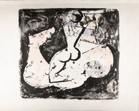 Litografia Marini - Marino Marini (1901–1980) - Cavallo e cavaliere - lithograph on paper - 1965