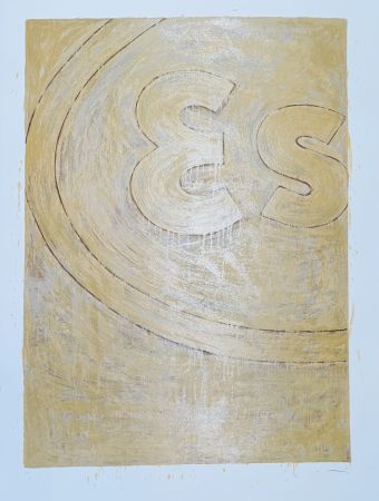 Serigrafia Schifano - Mario Schifano – Propaganda ( particolare ) – Enamel screen print in 23 colors on paper – 1997