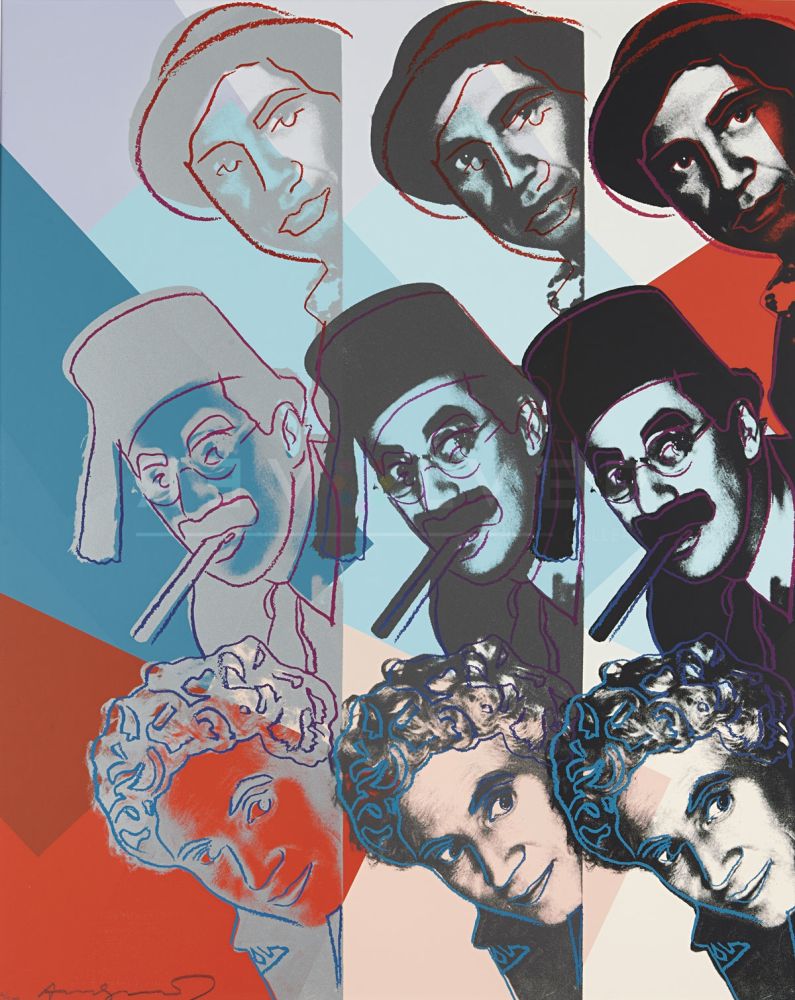 Serigrafia Warhol - Marx Brothers (FS II.232)