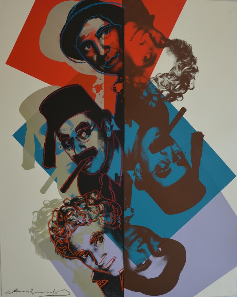 Serigrafia Warhol - Marx Brothers (FS II232) Trial Proof