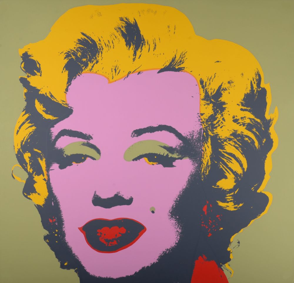 Serigrafia Warhol - Marylin (#D), c. 1980