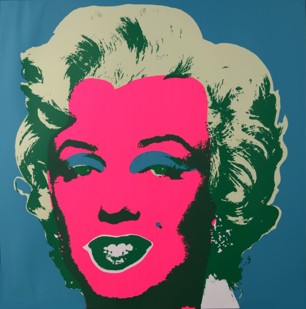 Serigrafia Warhol - Marylin (#F), c. 1980 - Very large silkscreen