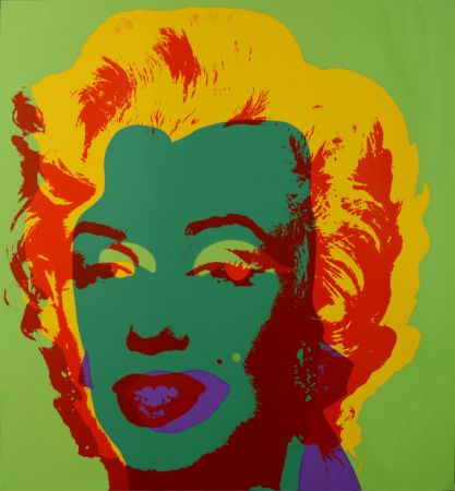 Serigrafia Warhol - Marylin (#G), c. 1980 - Very large silkscreen