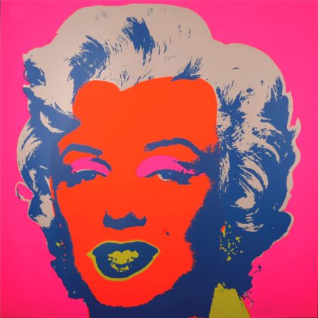 Serigrafia Warhol - Marylin (#J), c. 1980 - Very large silkscreen