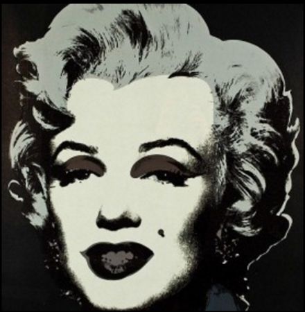 Serigrafia Warhol - Marylin M. - Black 