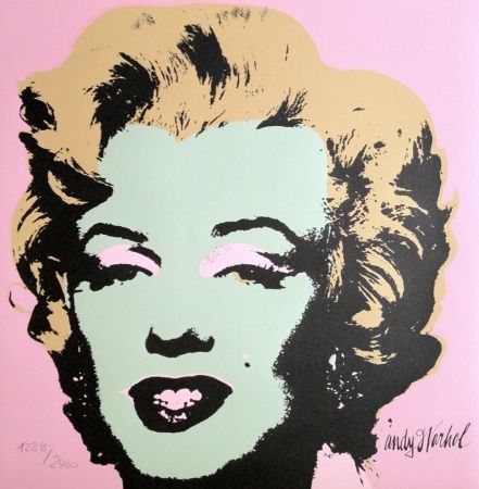 Litografia Warhol - Marylin Monroe