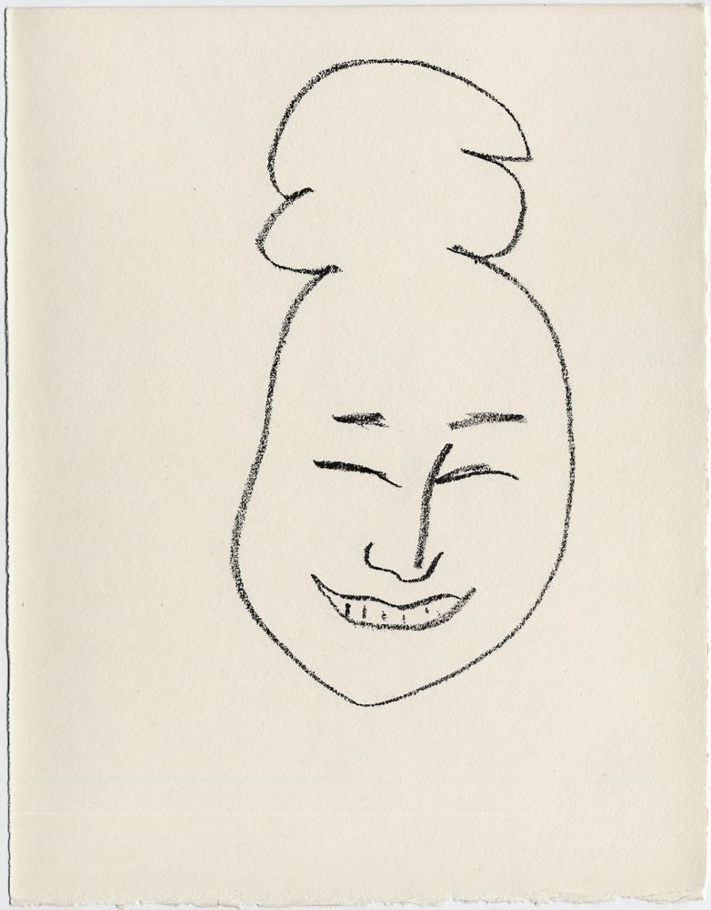 Litografia Matisse - Masque esquimo n° 4. 1947  (Pour Une Fête en Cimmérie)
