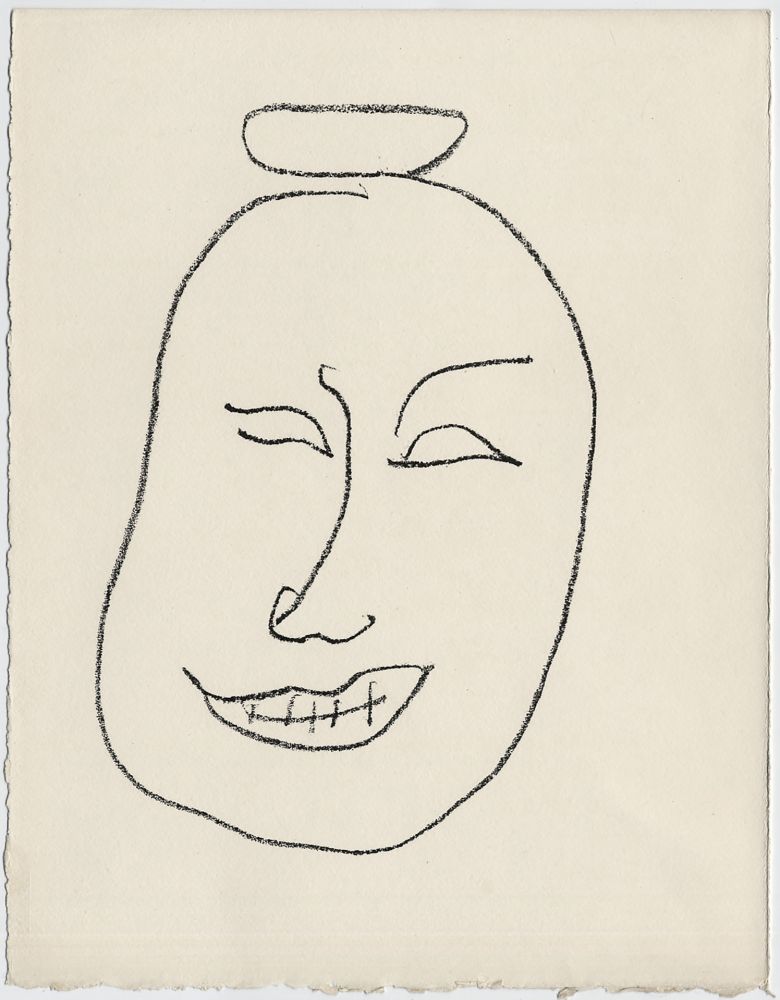 Litografia Matisse - Masque esquimo n° 8. 1947 (Pour Une Fête en Cimmérie)