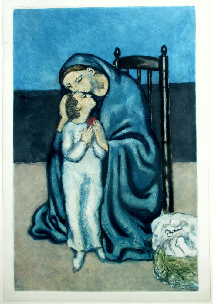 Acquatinta Picasso - Maternité