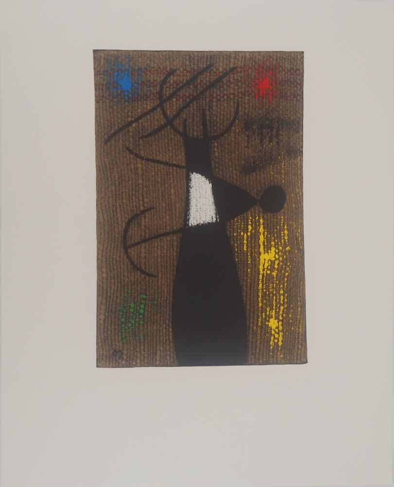 Litografia Miró - Maternité, Femme et enfant