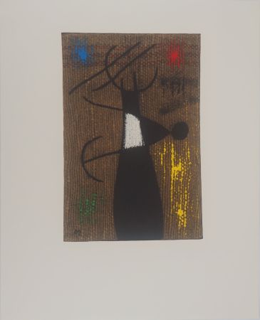 Litografia Miró - Maternité, Femme et enfant