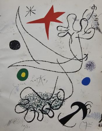 Litografia Miró - Mavena