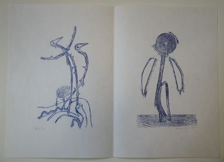 Libro Illustrato Ernst - Max Ernst - Jean Tardieu. 24 Frottagen