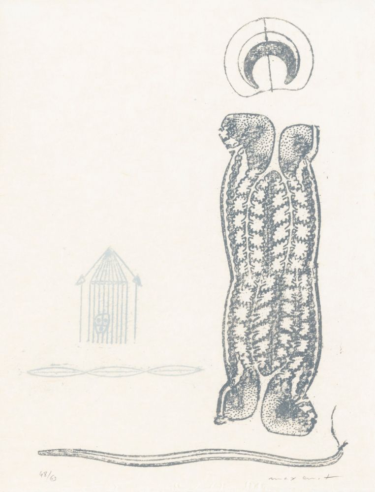 Litografia Ernst - Max Ernst (1891–1976) - Untitled - lithograph on paper - 1970