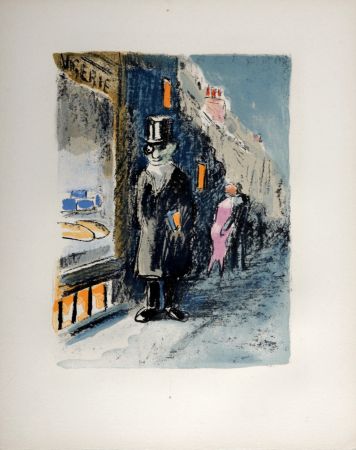 Litografia Van Dongen - Max Jacob, 1949
