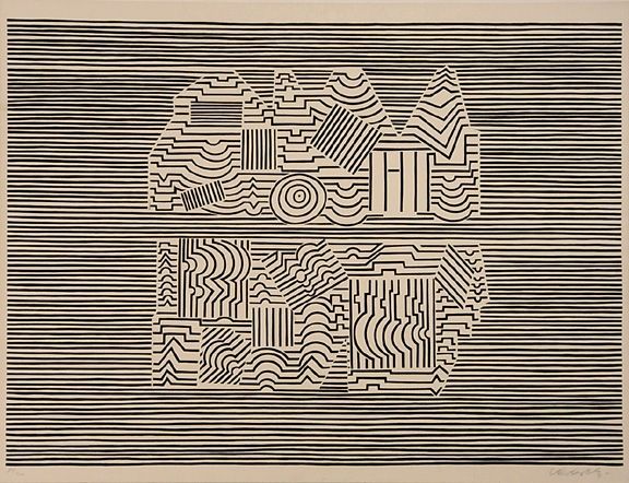 Serigrafia Vasarely - Meandre