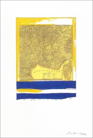 Litografia Motherwell - Mediterranean (State II Yellow)