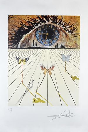 Incisione Dali - Memories of Surrealism The Eye of Surrealist Time